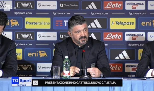 加图索就任发布会：我希望能做到里皮所做的事；没有联系阿切尔比