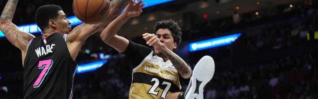 哈克斯32分莱利31分韦尔24+19 热火送奇才五连败