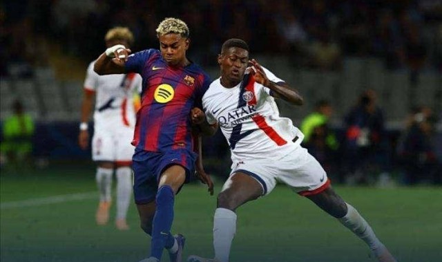 残阵巴黎2-1逆转巴萨，边路优势助力新科欧冠冠军笑傲