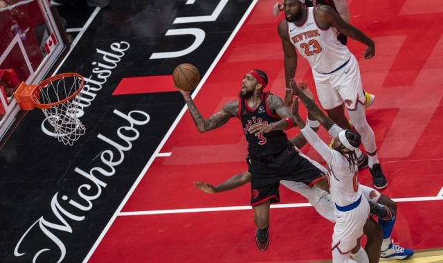 NBA杯-英格拉姆31分布伦森35分 猛龙不敌尼克斯