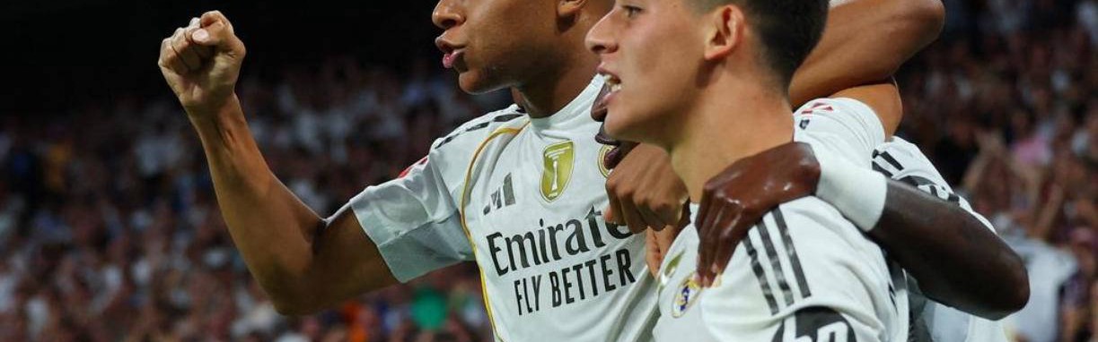 西甲豪强三连胜，皇马登顶积分榜，姆巴佩射门不准