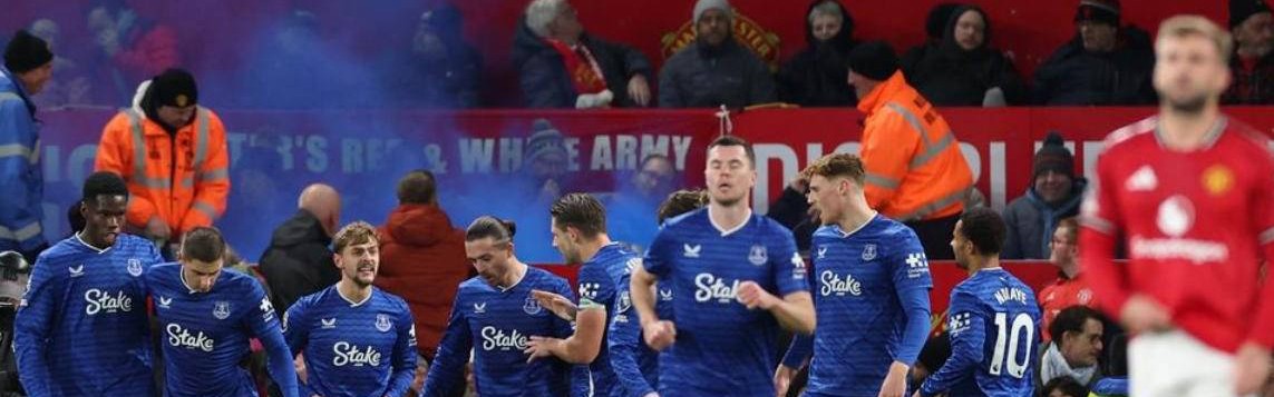 莫耶斯执教埃弗顿爆冷击败曼联，皮克福德六次神扑封神创造历史